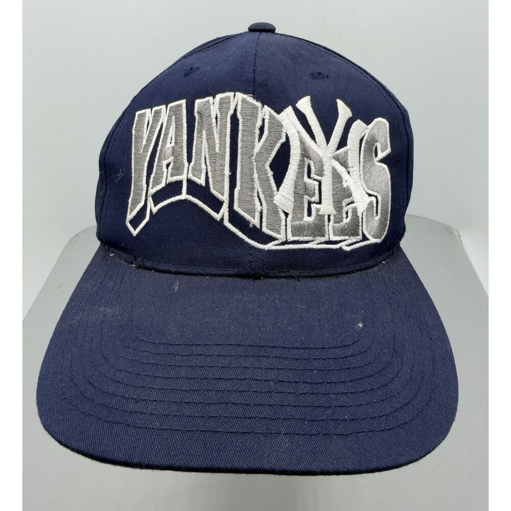 Rare G Cap Vintage 90s New York Yankees SnapBack Blue Hat Streetwear Classic